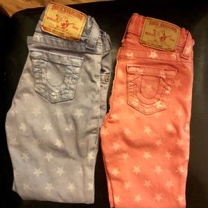 LITTLE GIRLS TRUE RELIGION JEANS
